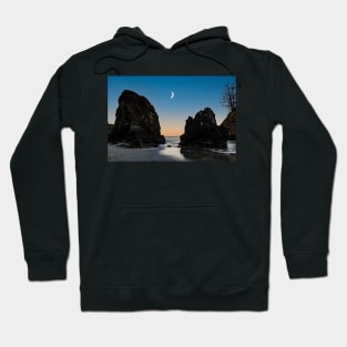 Moon over Trinidad, CA Hoodie